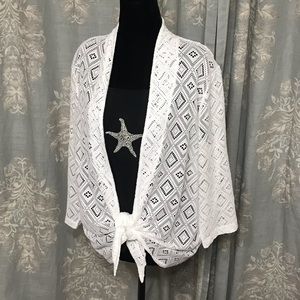 NWT Easywear by Chicos Tie Front Jacket